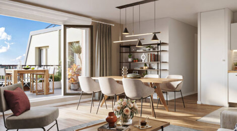 Programme immobilier neuf QUAI SARTORI - Sartrouville près du RER A à 22 min de Paris (78500) - Référence : 16200