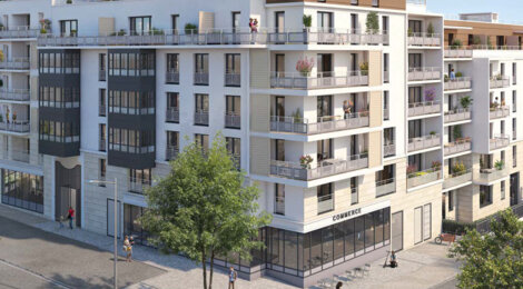Programme immobilier neuf CARRE PASTEUR - Sartrouville près du RER A et du Transilien L à 10 min de la Défense (78500) - Référence : 16346