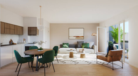 Programme immobilier neuf Le Clos Joséphine (94) - Thiais à 10 min à vélo des bords de Seine (94320) - Référence : 17298