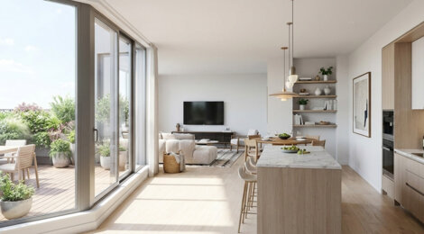 Programme immobilier neuf L Ecrin - Vaires-sur-Marne logements du 2 au 4 pièces près du RER E (77360) - Référence : 17717