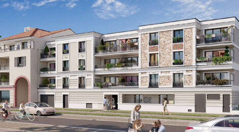 Programme immobilier neuf VILLA GAIA - Vaires-sur-Marne résidence verdoyante proche du canal (77360) - Référence : 18295