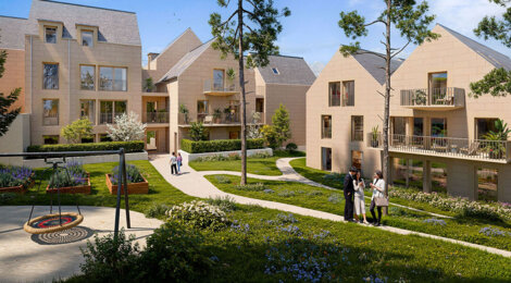 Programme immobilier neuf Les Jardins du Fontainier - Versailles logements avec extérieur près de Paris-Saclay (78000) - Référence : 17745