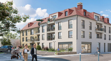 Programme immobilier neuf " Le Square " - Versailles : logements neufs sécurisés et verdoyants proche des transports (78000) - Référence : 15152