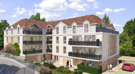Programme immobilier neuf Le Hameau des Coteaux - Villabé adresse neuve en quartier pavillonnaire (91100) - Référence : 17375