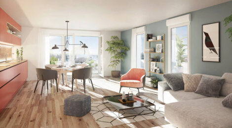 Programme immobilier neuf LE SAINT ROCH - Villejuif : logements neufs studio–T4 proche du métro et des commerces (94800) - Référence : 15750