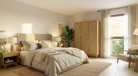 Programme immobilier neuf Le Clos des Berges - Villeneuve-la-Garenne logements du 2 au 4 pièces avec vue Seine (92390) - Référence : 17713