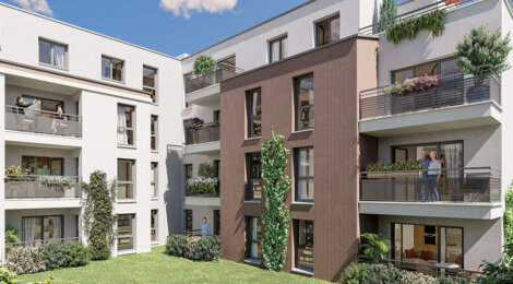 Programme immobilier neuf Le Clos des Berges - Villeneuve-la-Garenne logements du 2 au 4 pièces avec vue Seine (92390) - Référence : 17713