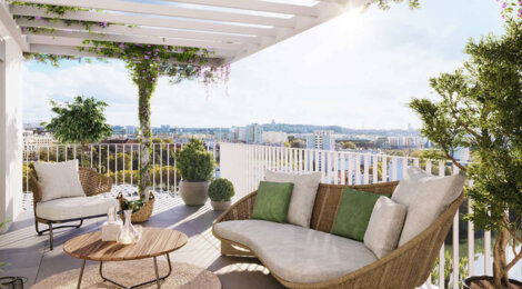 Programme immobilier neuf RIVE NATURE - Villeneuve-la-Garenne près place commerçante (92390) - Référence : 16139
