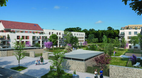 Programme immobilier neuf SEINE DE VIES (Tranche 2) - Villennes-sur-Seine quartier Fauveau entre RER A et Transilien J (78670) - Référence : 18520