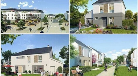 Programme immobilier neuf LE DOMAINE DE VILLERON - Villeron : Appartements T3–T4 et maisons dans un environnement verdoyant proche de Roissy (95380) - Référence : 426