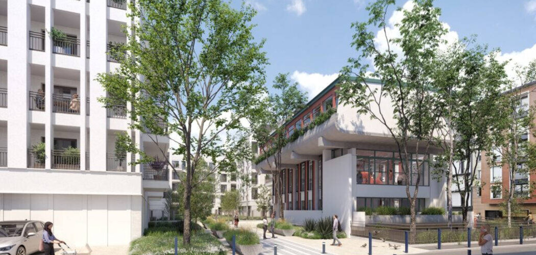 Programme immobilier neuf Les Allées du Parc - Aubervilliers adresse centrale à proximité de l’Hôtel de Ville (93300) - Référence : 16459