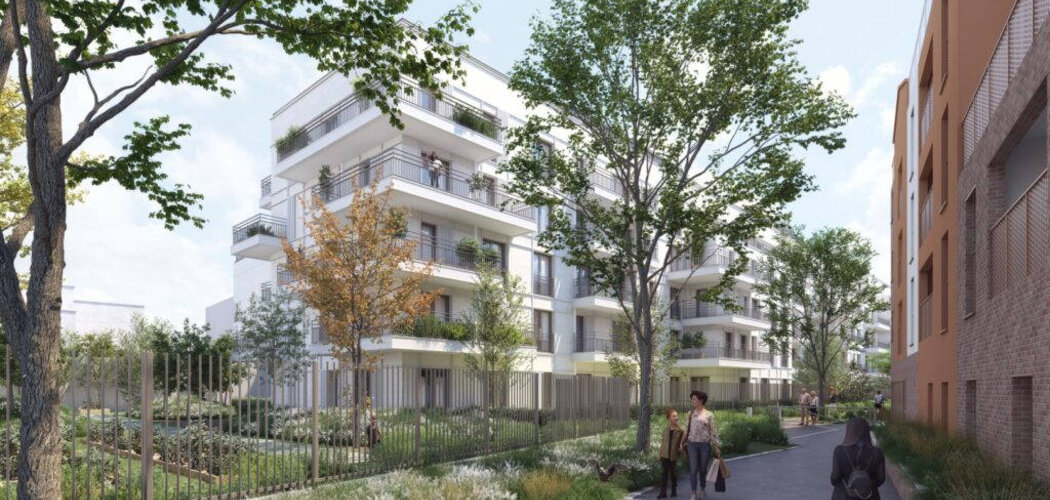 Programme immobilier neuf Les Allées du Parc - Aubervilliers adresse centrale à proximité de l’Hôtel de Ville (93300) - Référence : 16459