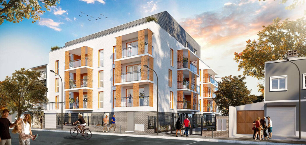 Programme immobilier neuf VILLA CAPUCINE - Aubervilliers aux portes de Paris proche de 3 gares (93300) - Référence : 16454