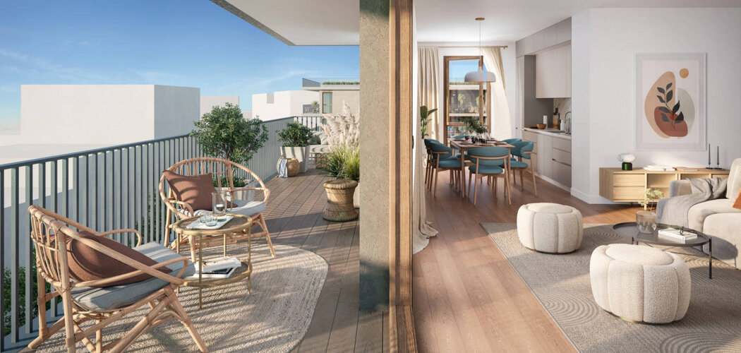 Programme immobilier neuf Stand Up - Aubervilliers éco quartier  Fort d’Aubervilliers proche métro (93300) - Référence : 16558