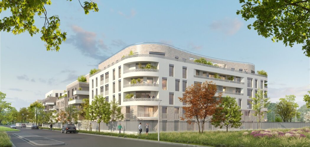 Programme immobilier neuf LE CLOS CHAGALL - Aulnay-sous-Bois près de la  future ligne 16 du métro (93600) - Référence : 18281