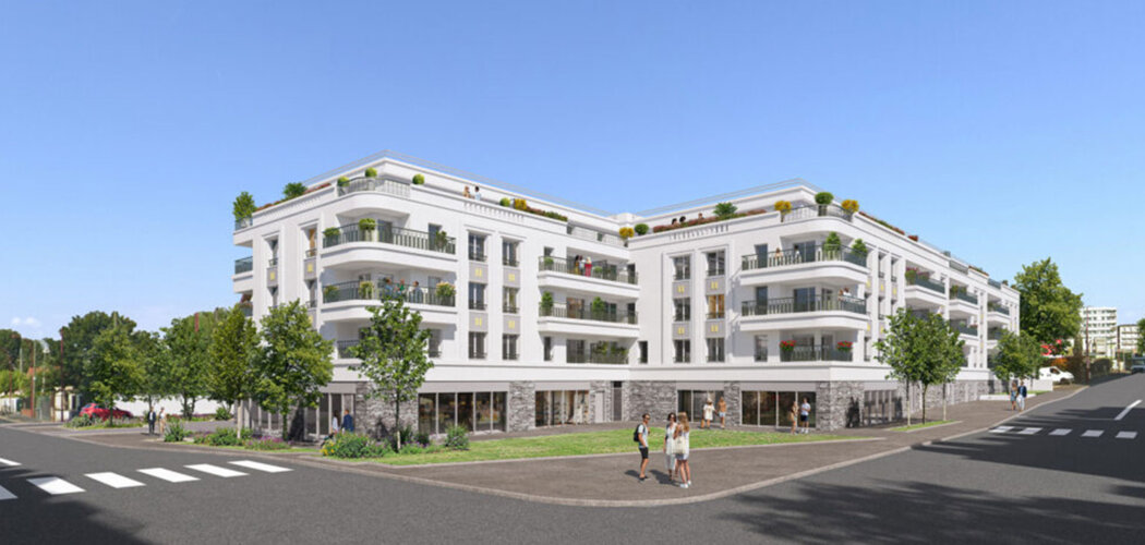 Programme immobilier neuf L'Angle des Arts - Bezons adresse Art Déco proche La Défense (95870) - Référence : 17672