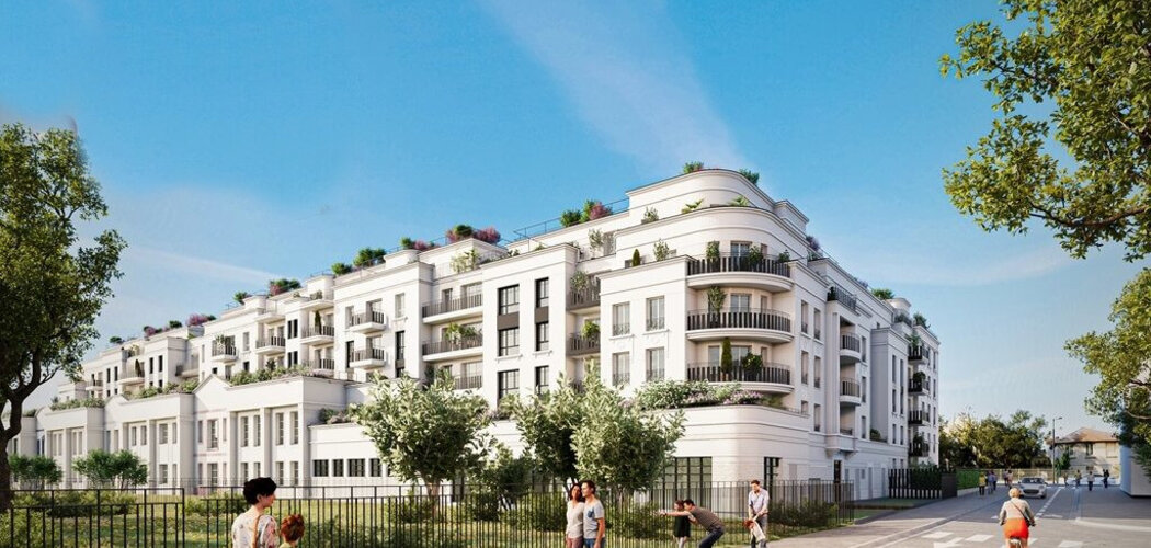 Programme immobilier neuf LES JARDINS ALBERT 1ER - Bezons : logements neufs sécurisés et verdoyants proche des transports (95870) - Référence : 15335