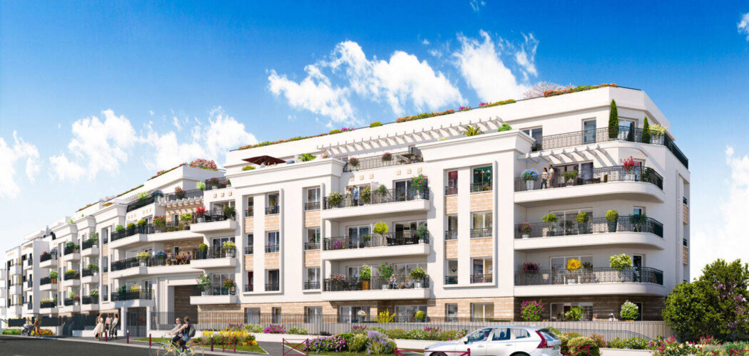 Programme immobilier neuf Square Art Déco - Bezons : Résidence T2–T4 avec cadre résidentiel et confort optimisé proche des transports (95870) - Référence : 17171