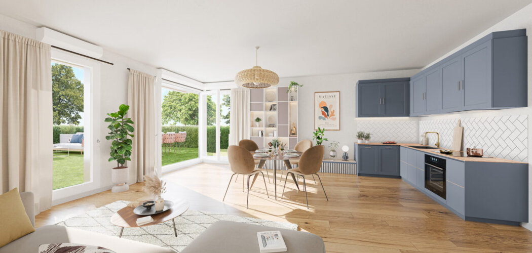 Programme immobilier neuf Les Terrasses d'Aliona - Bobigny : logements neufs sécurisés et verdoyants proche de Paris (93000) - Référence : 18166