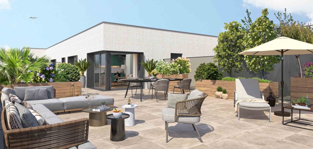 Programme immobilier neuf Les Terrasses d'Aliona - Bobigny : logements neufs sécurisés et verdoyants proche de Paris (93000) - Référence : 18166