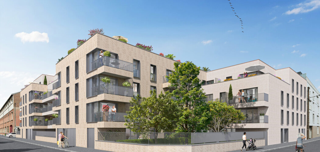 Programme immobilier neuf Les Terrasses d'Aliona - Bobigny : logements neufs sécurisés et verdoyants proche de Paris (93000) - Référence : 18166