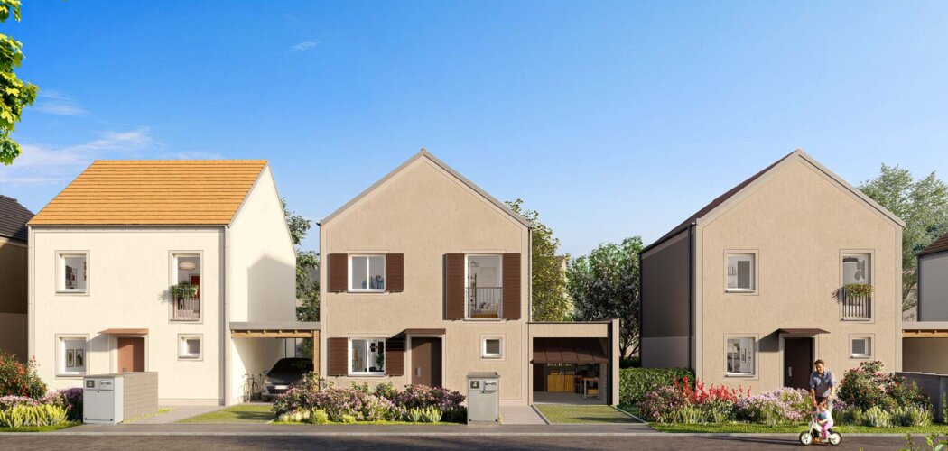 Programme immobilier neuf LE CLOS DES ROCHES - Boissise-le-Roi cadre verdoyant à 9 min du RER D (77310) - Référence : 18368