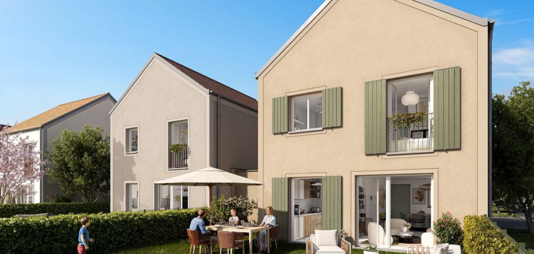Programme immobilier neuf LE CLOS DES ROCHES - Boissise-le-Roi cadre verdoyant à 9 min du RER D (77310) - Référence : 18368