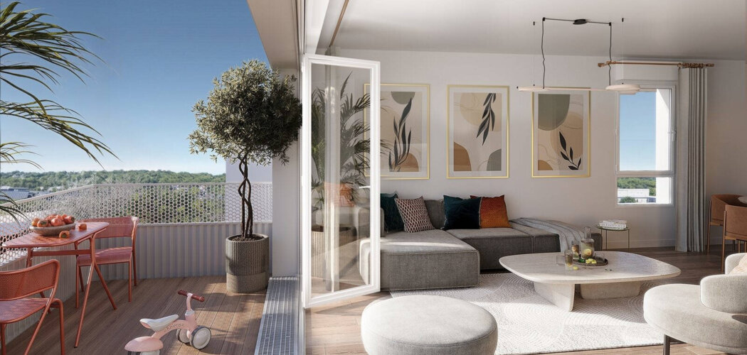 Programme immobilier neuf CARRÉ NOYER - Appartements - Bondoufle au coeur de la ZAC Grand Parc (91070) - Référence : 16548