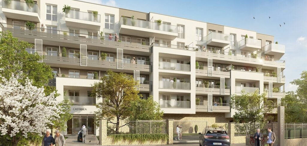 Programme immobilier neuf CASTANEA - Bouffémont : logements neufs sécurisés et verdoyants proche des commodités (95570) - Référence : 15579