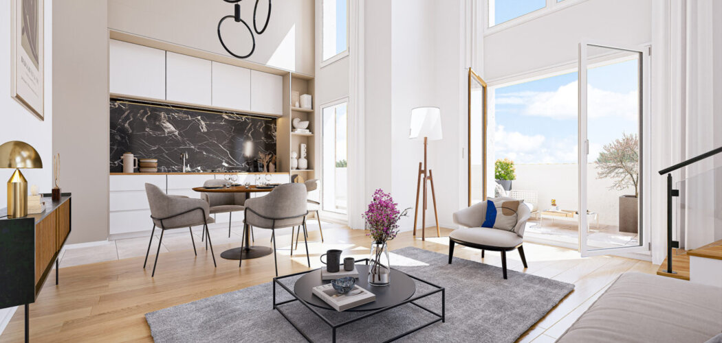 Programme immobilier neuf Résidence Green Life 3 - Bussy-Saint-Georges : logements neufs T2–T5 proche du RER A et des commerces (77600) - Référence : 15801
