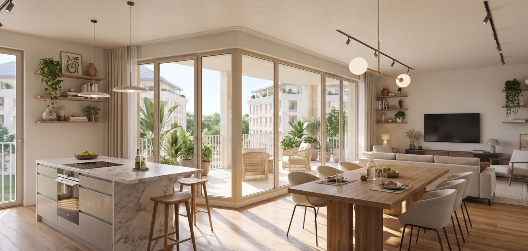 Programme immobilier neuf VILLA FARNESE - Bussy-Saint-Georges RER A et Paris facilement accessibles (77600) - Référence : 18517