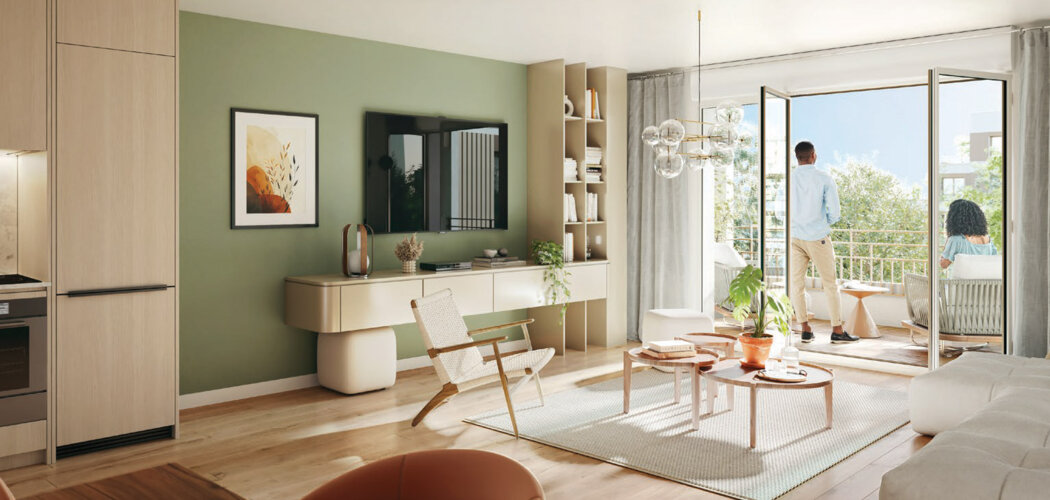 Programme immobilier neuf Sillage (95) - Cergy en plein  quartier de Sainte-Apolline (95000) - Référence : 16769