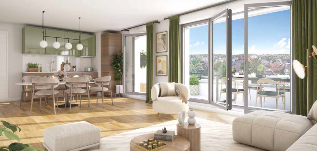 Programme immobilier neuf Duo Verde - Champigny-sur-Marne proche RER A à 11 minutes en bus (94500) - Référence : 16671