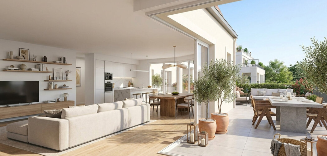 Programme immobilier neuf L'ATRIUM - Chennevières-sur-Marne RER A accessible en bus (94430) - Référence : 18266