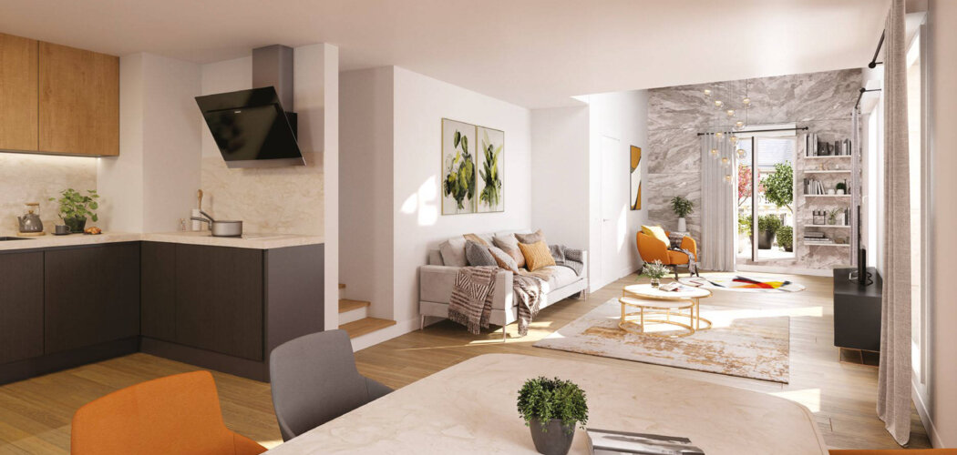 Programme immobilier neuf Panorama Beaurivage - Bagatelle - Clamart résidence néoclassique près du Square Hélène Boucher (92140) - Référence : 17432