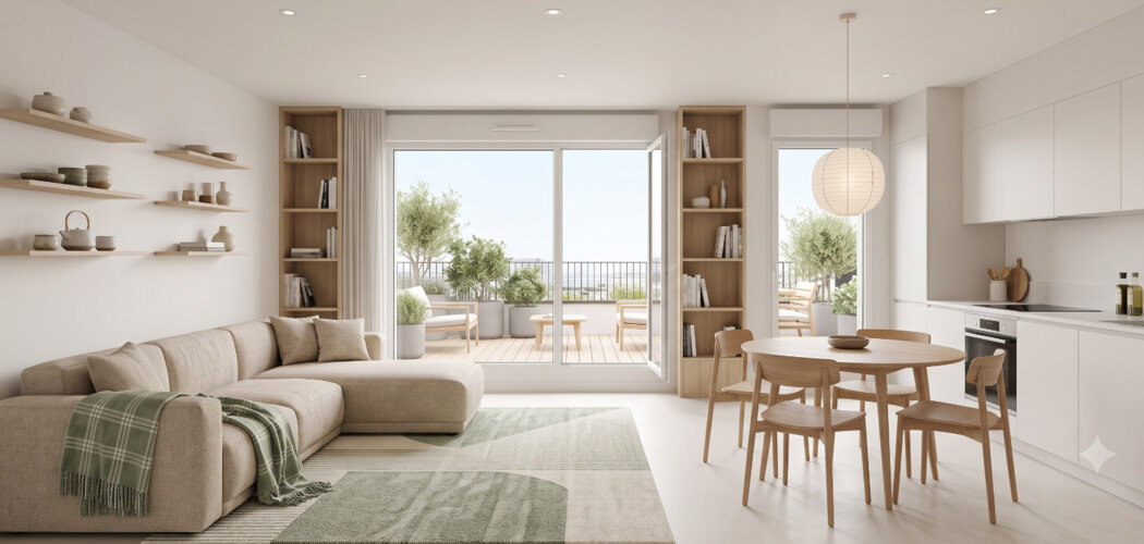 Programme immobilier neuf FAVORI - Clayes-sous-Bois : logements neufs sécurisés et lumineux proche des transports (78340) - Référence : 14957