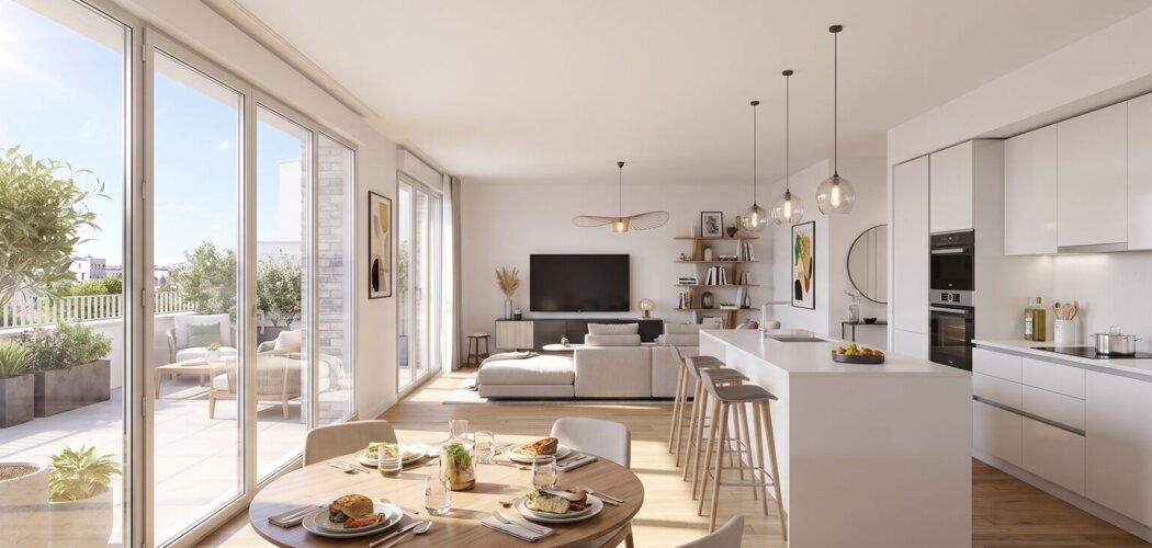 Programme immobilier neuf Ellipsée - Clichy-sous-Bois : logements neufs proches du tramway T4 et de la ligne 16 (93390) - Référence : 16013