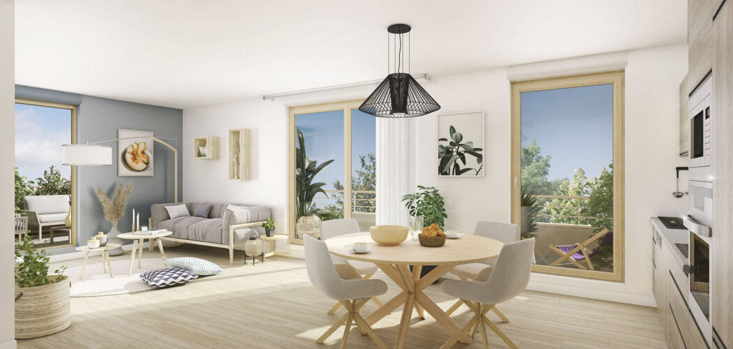 Programme immobilier neuf NOEME -  Clichy-sous-Bois : logements neufs sécurisés et verdoyants proche des transports (93390) - Référence : 17331