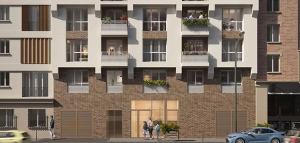 Programme immobilier neuf Esprit Valmy - Colombes cadre urbain proche gare du Stade et tram T1 (92700) - Référence : 17616