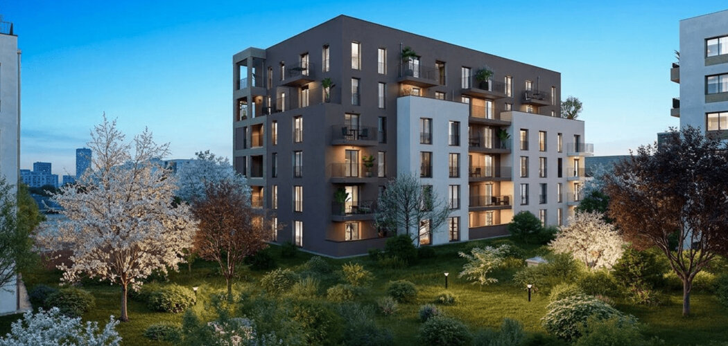 Programme immobilier neuf Carré Caillebotte - Colombes résidence verdoyante proche gare Transilien J (92700) - Référence : 17611