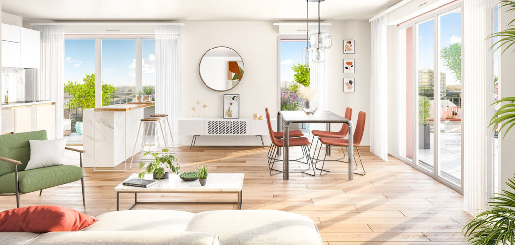 Programme immobilier neuf Carré Caillebotte - Colombes résidence verdoyante proche gare Transilien J (92700) - Référence : 17611