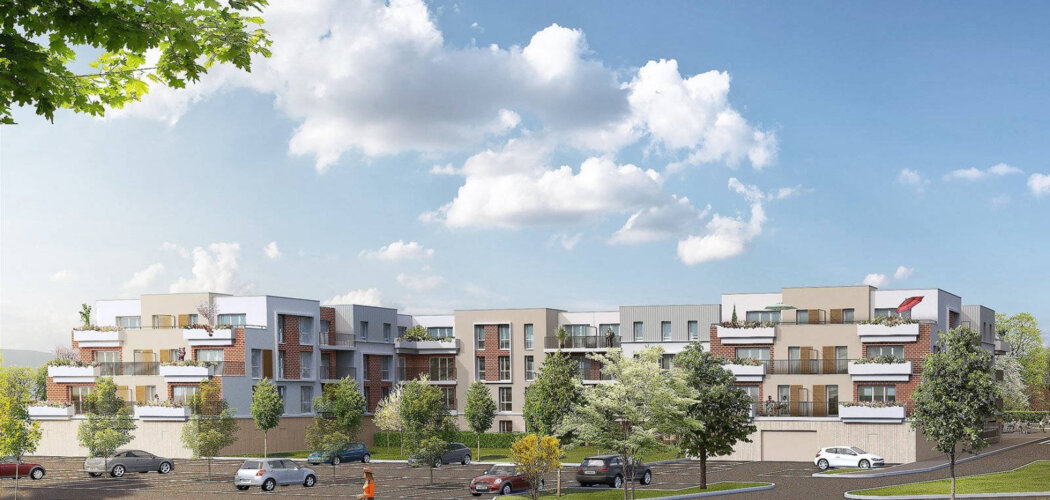 Programme immobilier neuf TERRASSES DE VAUX - Coulommiers : Résidence studio–T4 avec cadre contemporain et confort optimisé proche des commodités (77120) - Référence : 6109
