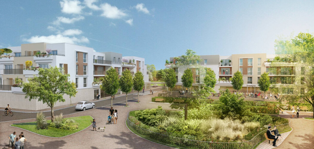 Programme immobilier neuf TERRASSES DE VAUX - Coulommiers : Résidence studio–T4 avec cadre contemporain et confort optimisé proche des commodités (77120) - Référence : 6109