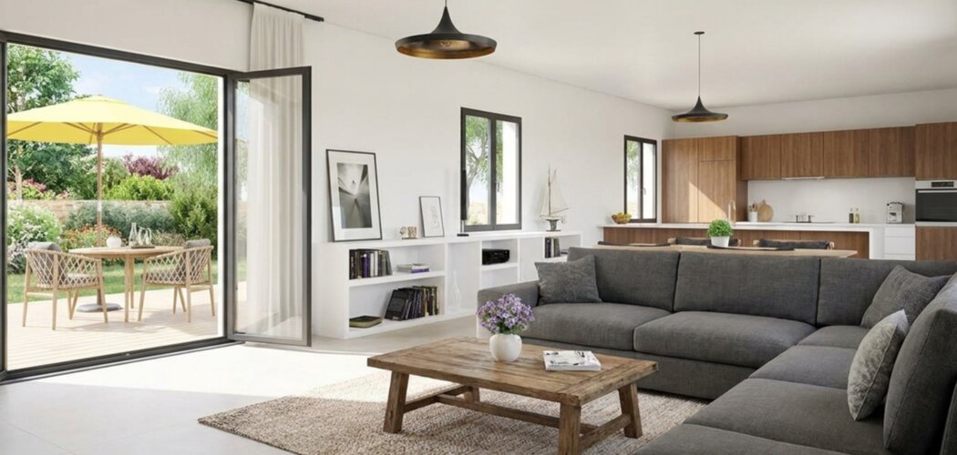 Programme immobilier neuf ESPRIT VILLAGE - Crespières campagne proche ligne de bus ralliant le Transilien N (78121) - Référence : 12531
