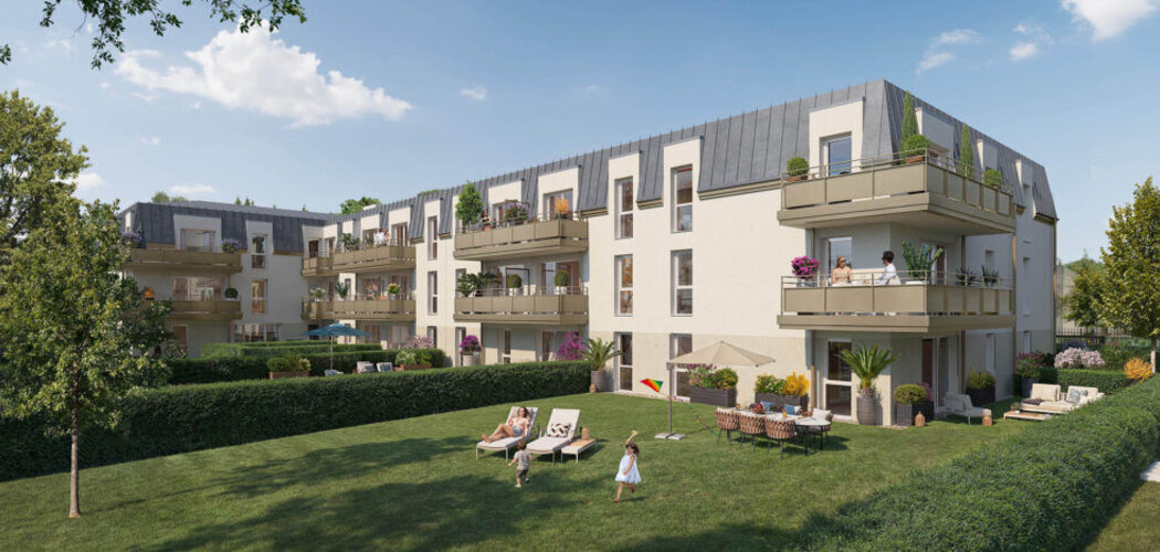 Programme immobilier neuf Les Allées des Lys - Dammarie-les-Lys RER D et Transilien R accessibles en bus (77190) - Référence : 18353