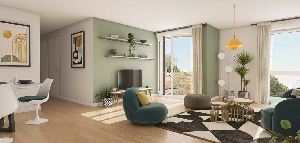 Programme immobilier neuf Le 58 Jaurès - Drancy, appartements du 1 au 4 pièces proches RER B et métro (93700) - Référence : 17656