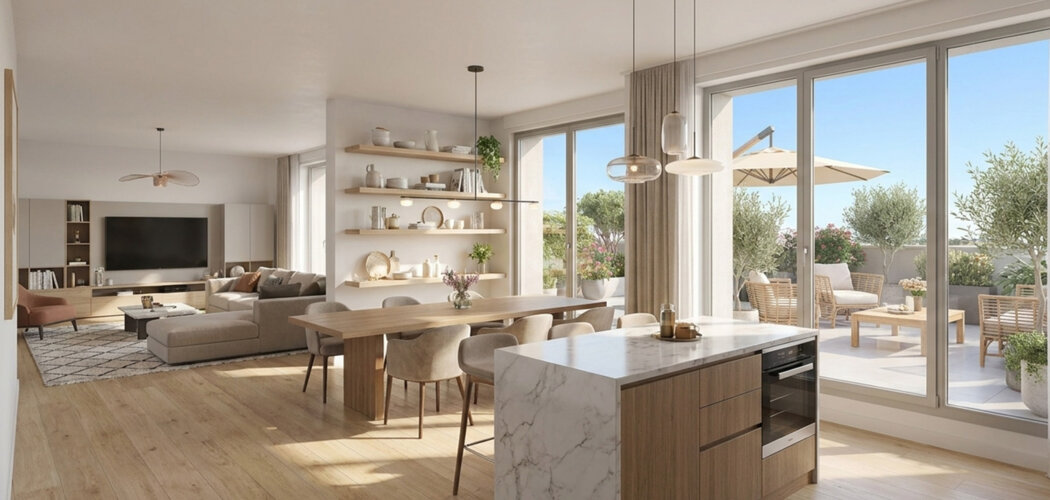 Programme immobilier neuf Le 58 Jaurès - Drancy, appartements du 1 au 4 pièces proches RER B et métro (93700) - Référence : 17656