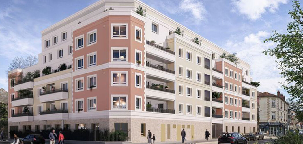 Programme immobilier neuf Le 259 Jaurès - Drancy cadre urbain proche tram T1 et RER B (93700) - Référence : 17658