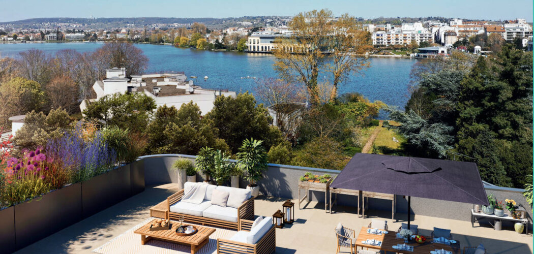 Programme immobilier neuf LAC EN SCÈNE - Enghien-les-Bains : Résidence studio–T6 avec cadre naturel et confort moderne proche du lac (95880) - Référence : 14197