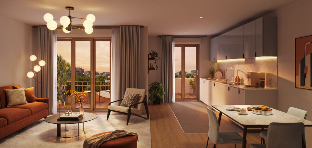 Programme immobilier neuf LES TOITS D'EVRY - Évry-Courcouronnes Parc aux Lièvres proche RER D (91000) - Référence : 17846